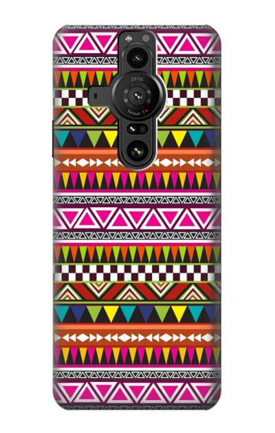 S2292 Aztec Tribal Pattern Case Cover Custodia per Sony Xperia Pro-I S2292 Aztec Tribal Pattern Case Cover Custodia per Sony Xperia Pro-I