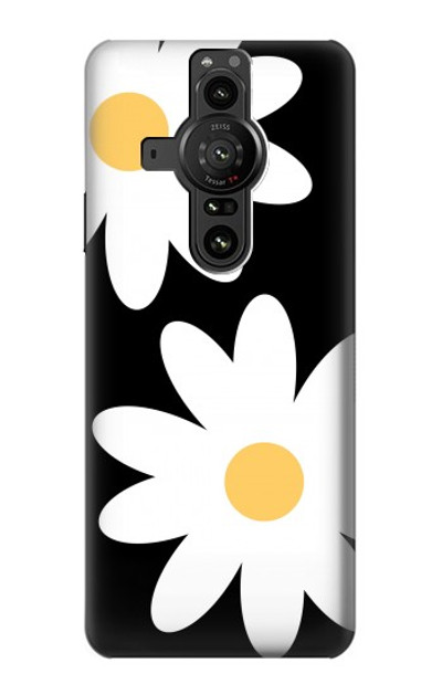 S2315 Daisy White Flowers Case Cover Custodia per Sony Xperia Pro-I