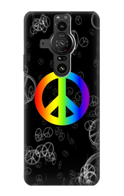 S2356 Peace Sign Case Cover Custodia per Sony Xperia Pro-I S2356 Peace Sign Case Cover Custodia per Sony Xperia Pro-I