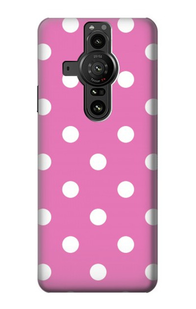 S2358 Pink Polka Dots Case Cover Custodia per Sony Xperia Pro-I S2358 Pink Polka Dots Case Cover Custodia per Sony Xperia Pro-I