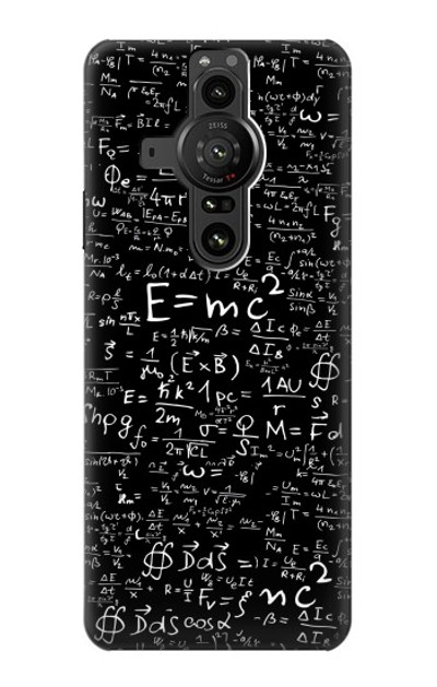 S2574 Mathematics Physics Blackboard Equation Case Cover Custodia per Sony Xperia Pro-I