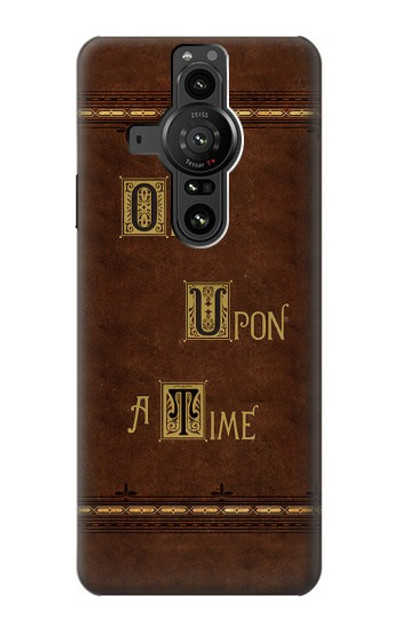 S2643 Once Upon A Time Book Case Cover Custodia per Sony Xperia Pro-I