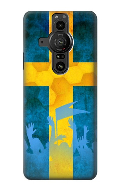 S2990 Sweden Football Soccer Case Cover Custodia per Sony Xperia Pro-I S2990 Sweden Football Soccer Case Cover Custodia per Sony Xperia Pro-I