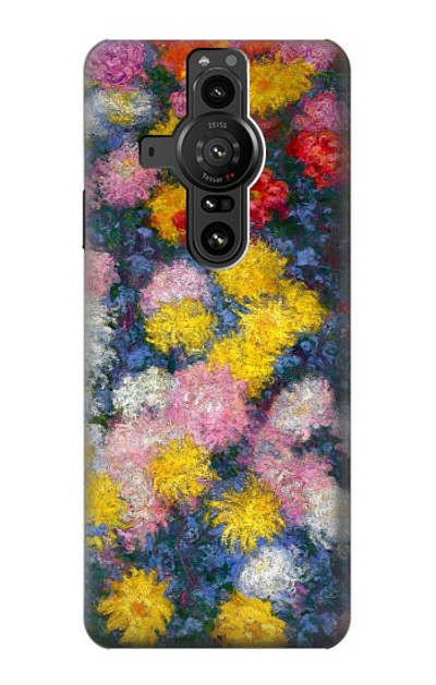 S3342 Claude Monet Chrysanthemums Case Cover Custodia per Sony Xperia Pro-I S3342 Claude Monet Chrysanthemums Case Cover Custodia per Sony Xperia Pro-I