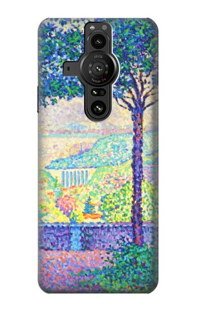 S3349 Paul Signac Terrace of Meudon Case Cover Custodia per Sony Xperia Pro-I