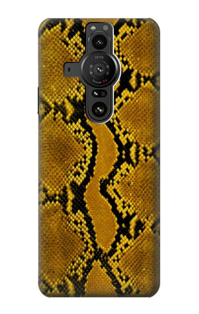 S3365 Yellow Python Skin Graphic Print Case Cover Custodia per Sony Xperia Pro-I S3365 Yellow Python Skin Graphic Print Case Cover Custodia per Sony Xperia Pro-I