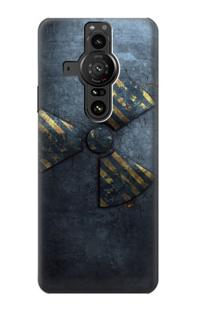 S3438 Danger Radioactive Case Cover Custodia per Sony Xperia Pro-I
