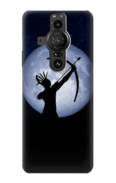 S3489 Indian Hunter Moon Case Cover Custodia per Sony Xperia Pro-I
