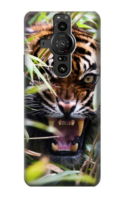 S3838 Barking Bengal Tiger Case Cover Custodia per Sony Xperia Pro-I