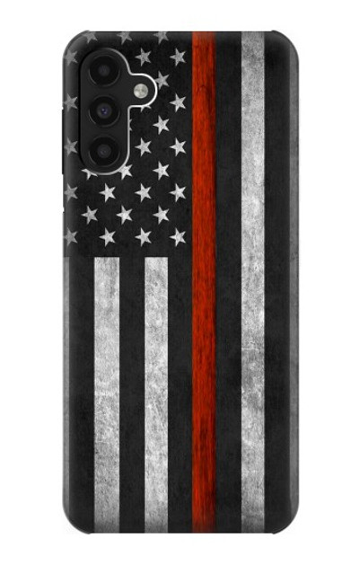 S3472 Firefighter Thin Red Line Flag Case Cover Custodia per Samsung Galaxy A13 4G