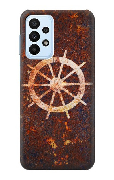 S2766 Ship Wheel Rusty Texture Case Cover Custodia per Samsung Galaxy A23 S2766 Ship Wheel Rusty Texture Case Cover Custodia per Samsung Galaxy A23