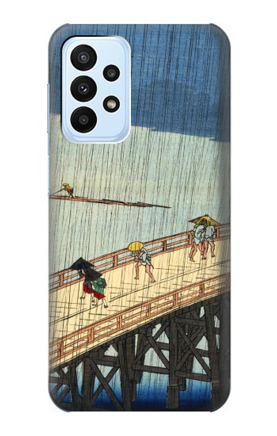 S3347 Utagawa Hiroshige Sudden shower Case Cover Custodia per Samsung Galaxy A23