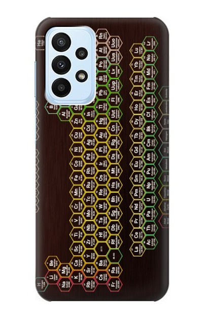 S3544 Neon Honeycomb Periodic Table Case Cover Custodia per Samsung Galaxy A23