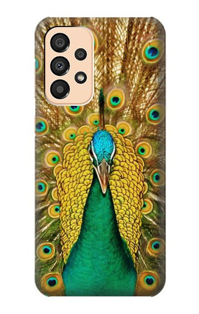 S0513 Peacock Case Cover Custodia per Samsung Galaxy A33 5G