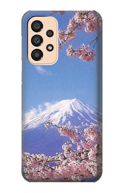 S1060 Mount Fuji Sakura Cherry Blossom Case Cover Custodia per Samsung Galaxy A33 5G