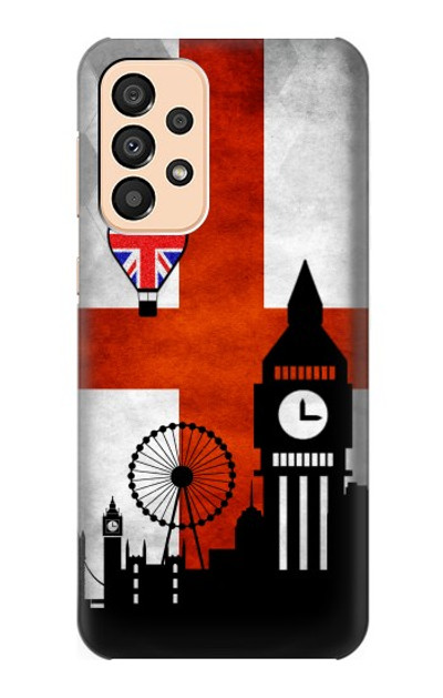 S2979 England Football Soccer Case Cover Custodia per Samsung Galaxy A33 5G