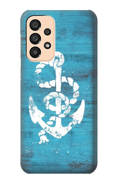 S3053 Marine Anchor Blue Case Cover Custodia per Samsung Galaxy A33 5G