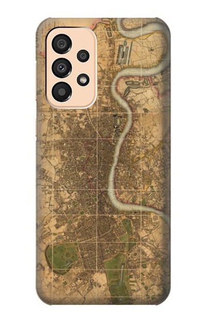 S3230 Vintage Map of London Case Cover Custodia per Samsung Galaxy A33 5G