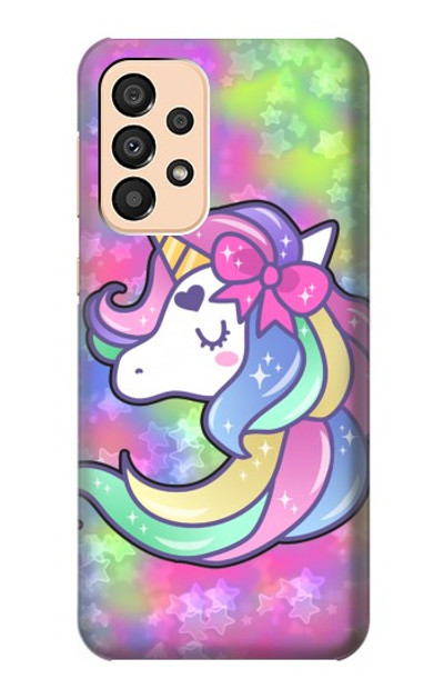 S3264 Pastel Unicorn Case Cover Custodia per Samsung Galaxy A33 5G