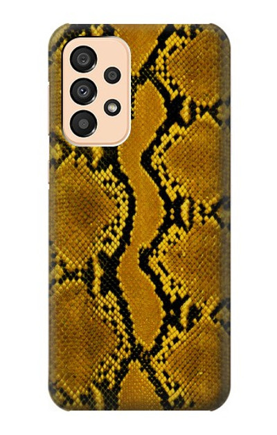 S3365 Yellow Python Skin Graphic Print Case Cover Custodia per Samsung Galaxy A33 5G