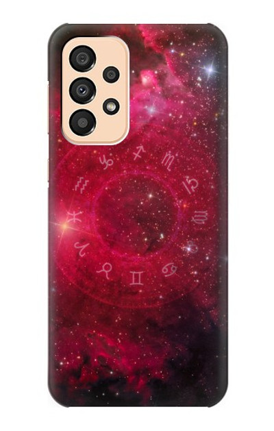 S3368 Zodiac Red Galaxy Case Cover Custodia per Samsung Galaxy A33 5G