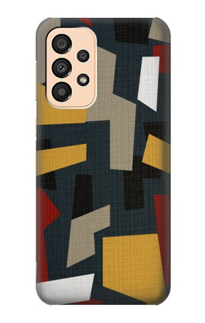 S3386 Abstract Fabric Texture Case Cover Custodia per Samsung Galaxy A33 5G