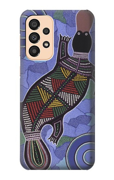 S3387 Platypus Australian Aboriginal Art Case Cover Custodia per Samsung Galaxy A33 5G