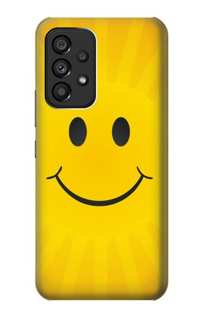 S1146 Yellow Sun Smile Case Cover Custodia per Samsung Galaxy A53 5G S1146 Yellow Sun Smile Case Cover Custodia per Samsung Galaxy A53 5G