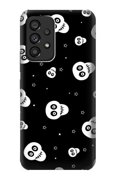 S3261 Smile Skull Halloween Pattern Case Cover Custodia per Samsung Galaxy A53 5G