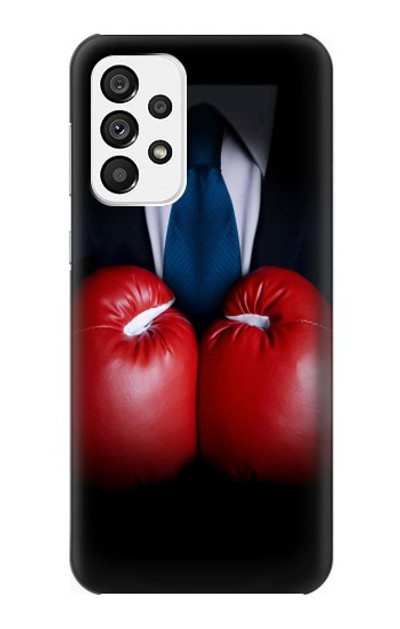 S2261 Businessman Black Suit With Boxing Gloves Case Cover Custodia per Samsung Galaxy A73 5G