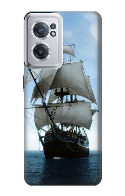 S1096 Sailing Ship in an Ocean Case Cover Custodia per OnePlus Nord CE 2 5G