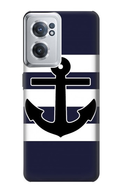 S2758 Anchor Navy Case Cover Custodia per OnePlus Nord CE 2 5G