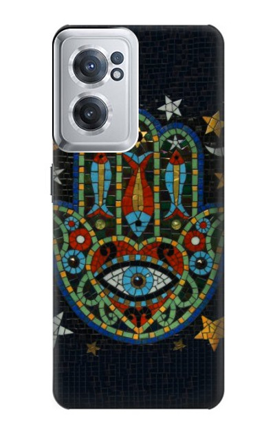 S3175 Hamsa Hand Mosaics Case Cover Custodia per OnePlus Nord CE 2 5G