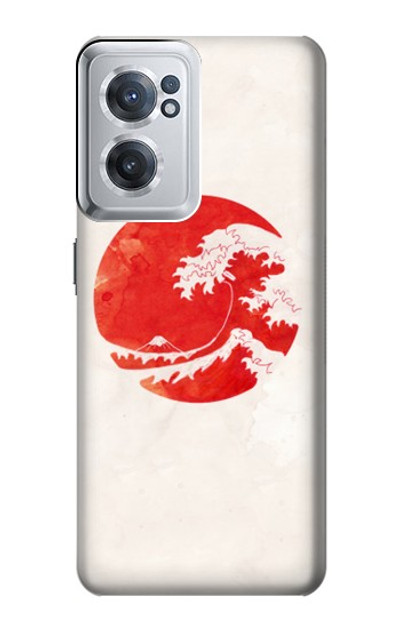 S3237 Waves Japan Flag Case Cover Custodia per OnePlus Nord CE 2 5G