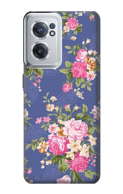 S3265 Vintage Flower Pattern Case Cover Custodia per OnePlus Nord CE 2 5G