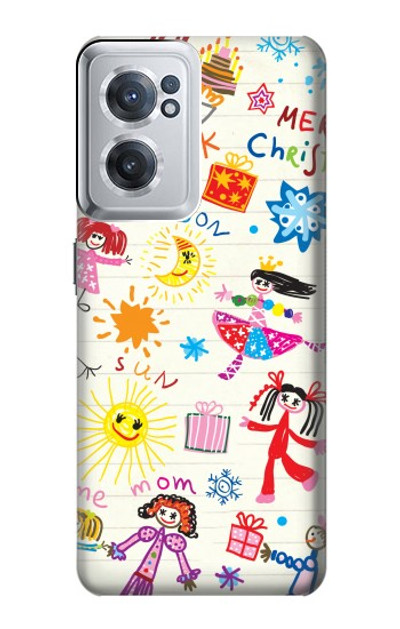 S3280 Kids Drawing Case Cover Custodia per OnePlus Nord CE 2 5G