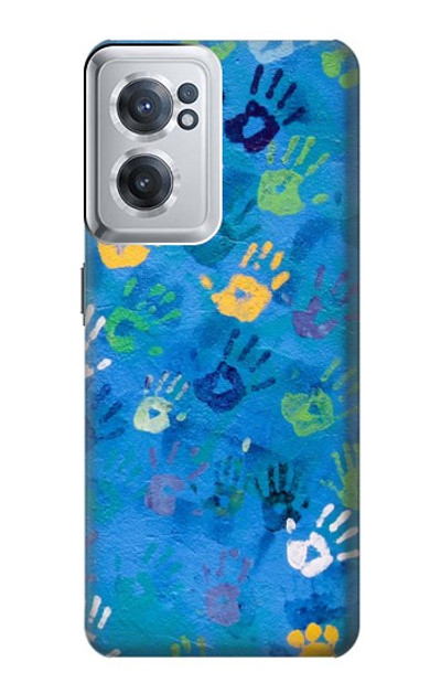 S3403 Hand Print Case Cover Custodia per OnePlus Nord CE 2 5G