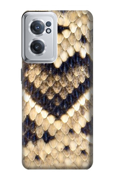 S3417 Diamond Rattle Snake Graphic Print Case Cover Custodia per OnePlus Nord CE 2 5G