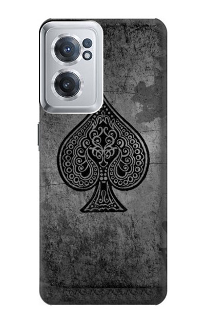 S3446 Black Ace Spade Case Cover Custodia per OnePlus Nord CE 2 5G