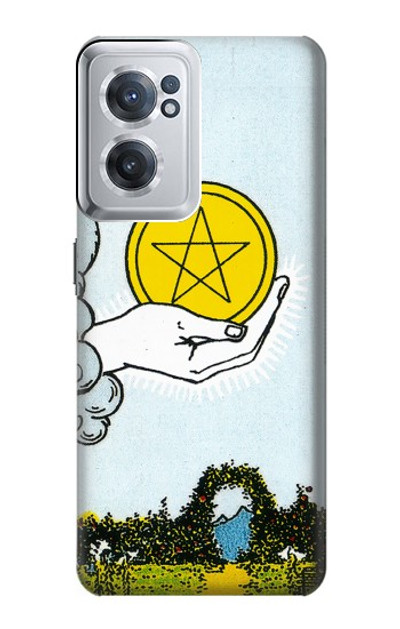 S3722 Tarot Card Ace of Pentacles Coins Case Cover Custodia per OnePlus Nord CE 2 5G