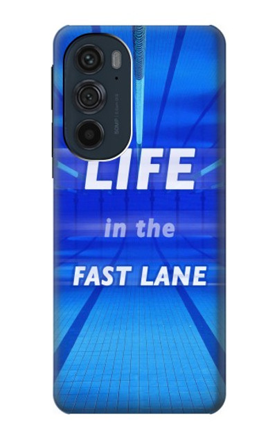 S3136 Life in the Fast Lane Swimming Pool Case Cover Custodia per Motorola Edge 30 Pro