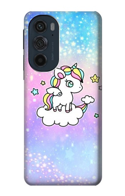 S3256 Cute Unicorn Cartoon Case Cover Custodia per Motorola Edge 30 Pro