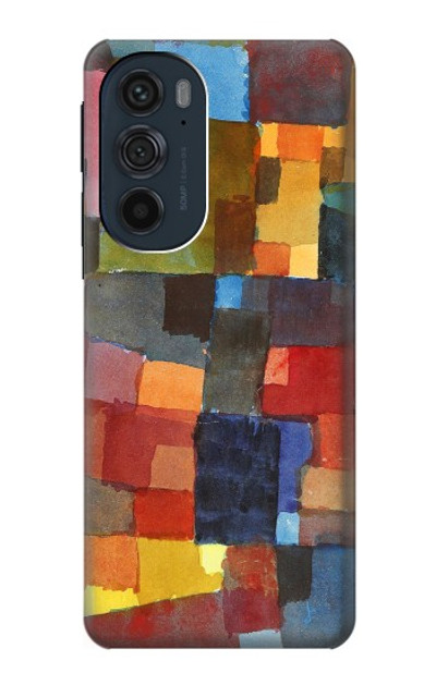 S3341 Paul Klee Raumarchitekturen Case Cover Custodia per Motorola Edge 30 Pro