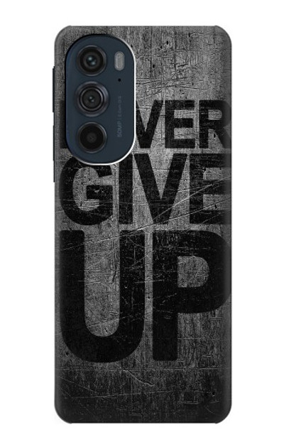 S3367 Never Give Up Case Cover Custodia per Motorola Edge 30 Pro