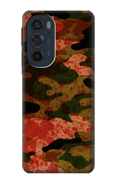 S3393 Camouflage Blood Splatter Case Cover Custodia per Motorola Edge 30 Pro