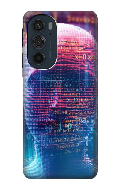 S3800 Digital Human Face Case Cover Custodia per Motorola Edge 30 Pro