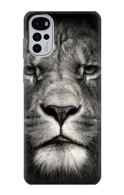 S1352 Lion Face Case Cover Custodia per Motorola Moto G22