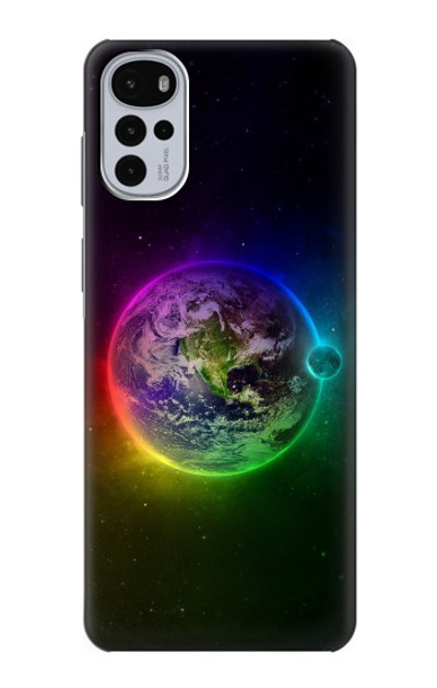 S2570 Colorful Planet Case Cover Custodia per Motorola Moto G22