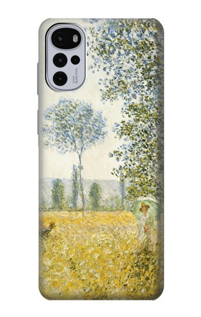 S2682 Claude Monet Fields In Spring Case Cover Custodia per Motorola Moto G22