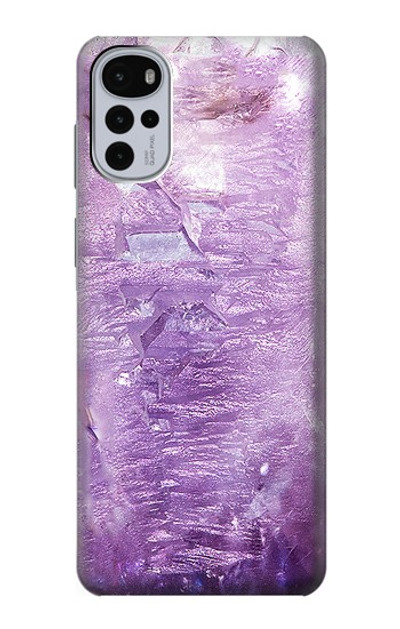 S2690 Amethyst Crystals Graphic Printed Case Cover Custodia per Motorola Moto G22